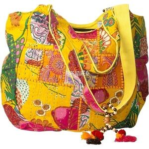 TribeAzure Large Cotton Hippie Hobo Boho Tote Shoulder Bag Beach Travel‎ NEW